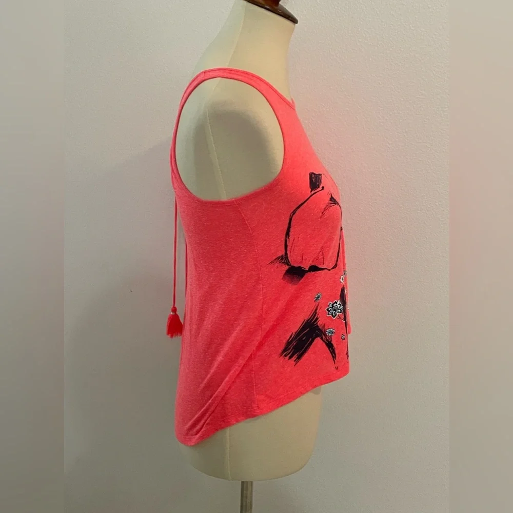 Justice‎ Elephant Style Tank Top Size 12 Coral Pink